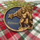 Personalized Bigfoot Believe Christmas Ornament – Wooden Sasquatch Family Name Gift
