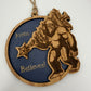 Personalized Bigfoot Believe Christmas Ornament – Wooden Sasquatch Family Name Gift