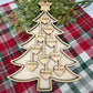Oversized Personalized Family Christmas Tree Ornament – Up to 10 Names