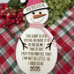 Customizable Snowman Growth Chart Ornament: Baby's First Christmas 2025 Keepsake Gift for Kids