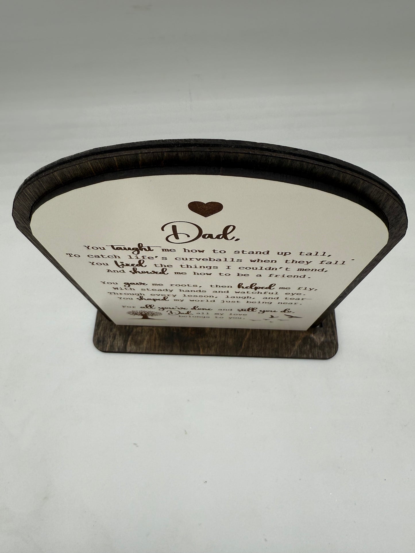 Dad Plaque for Fathers Day - Roots & Wings