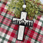 Nativity Cross Scripture Christmas Ornament Religious Ornament Luke 2:11 Nativity Ornament Religious Gift Cross Ornament