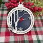 Cardinal Memorial Christmas Ornament Bereavement Gift Ornament White