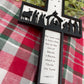 Nativity Cross Scripture Christmas Ornament Religious Ornament Luke 2:11 Nativity Ornament Religious Gift Cross Ornament
