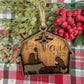 Nativity Barn Scene Ornament Christmas Manger Scene Holiday Tree Decoration