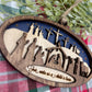 Nativity Ornament From the Manger to the Cross Christmas Wood Ornament