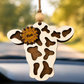 Personalized Cow Car Charm