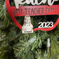 Teacher Ornament for Teacher Student Gift for Teacher Personalized Teacher Gift Ornament Class Picture from Student Elementary School Child