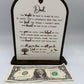 Dad Plaque for Fathers Day - Roots & Wings