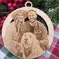 Custom Photo Ornament -  Personalized Photo Gift!