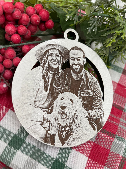 Custom Photo Ornament -  Personalized Photo Gift!