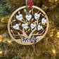 Personalized Family Tree Christmas Ornament Customized Laser Cut Wooden Decor Holiday Keepsake