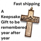 Nativity Cross Scripture Christmas Ornament - Religious Luke 2:11