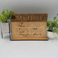 My Dad Fathers Day Wood Desk Plaque