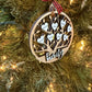 Personalized Family Tree Christmas Ornament Customized Laser Cut Wooden Decor Holiday Keepsake
