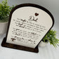 Dad Plaque for Fathers Day - Roots & Wings