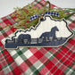 Kentucky Horse Blue and White Christmas Ornament for your Kentucky Tree!!