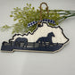Kentucky Horse Blue and White Christmas Ornament for your Kentucky Tree!!