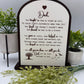 Dad Plaque for Fathers Day - Roots & Wings