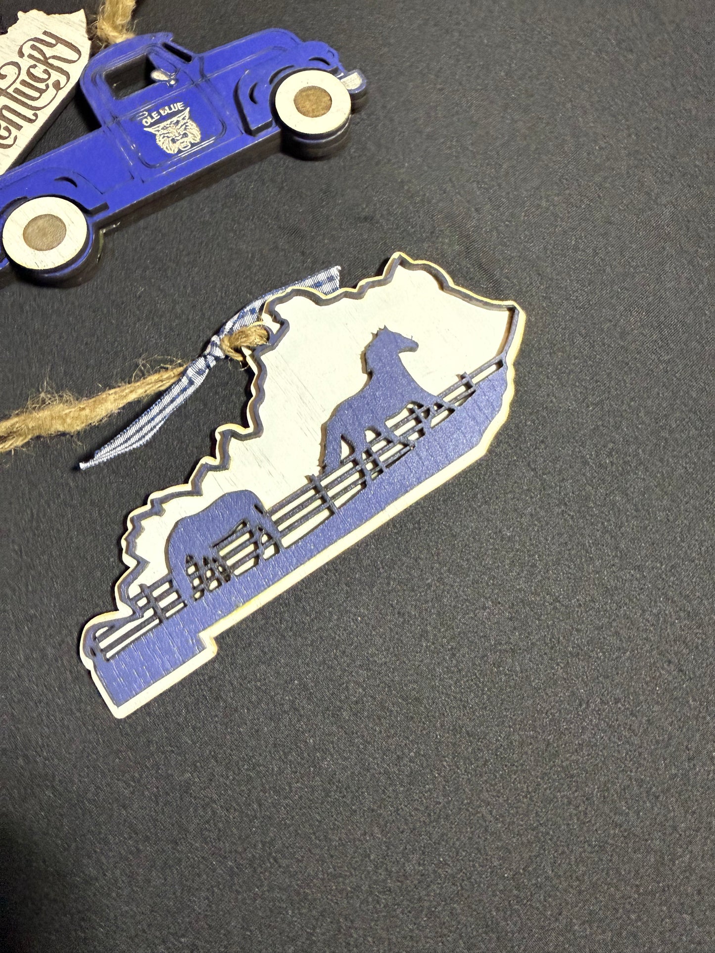 Kentucky Blue & White Ornament Bundle #1