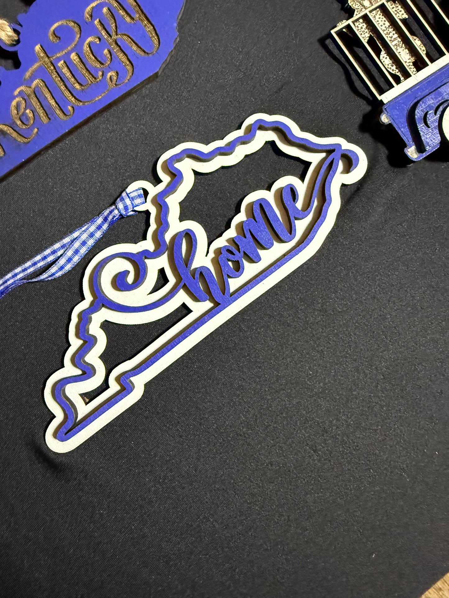 Kentucky Blue & White Ornament Bundle #3