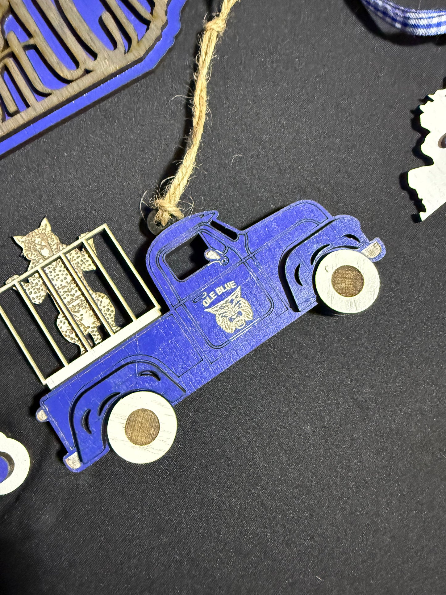 Kentucky Blue & White Ornament Bundle #3