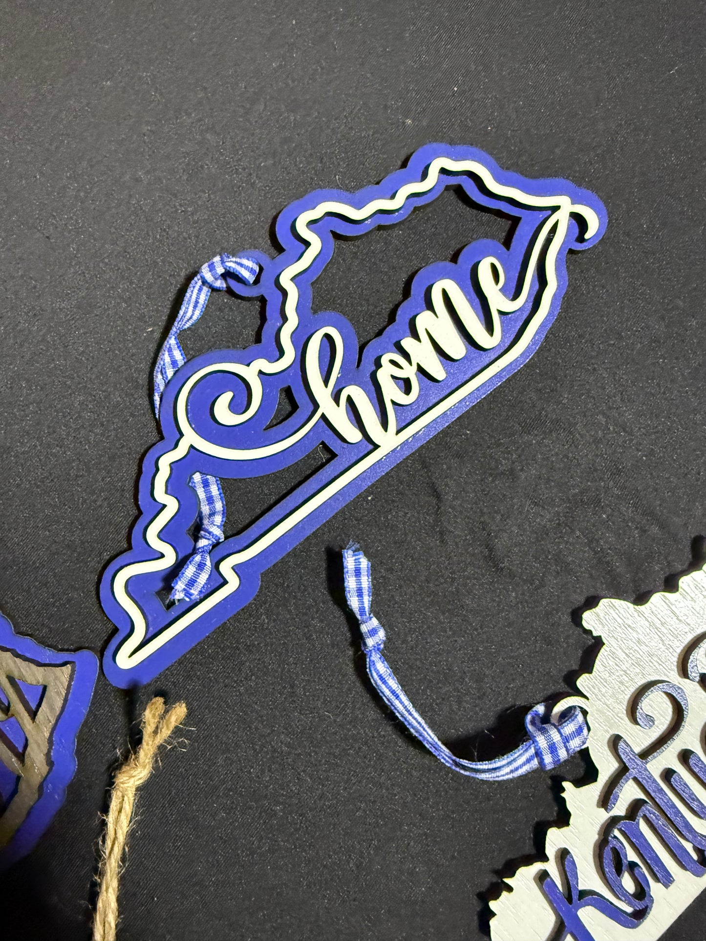 Kentucky Blue & White Ornament Bundle #3