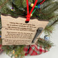 Wooden Jesus  Nail Christian Christmas Ornament – Laser Cut Religious Holiday Faith Based Decoration