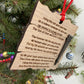 Wooden Jesus  Nail Christian Christmas Ornament – Laser Cut Religious Holiday Faith Based Decoration