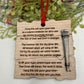 Wooden Jesus  Nail Christian Christmas Ornament – Laser Cut Religious Holiday Faith Based Decoration