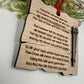 Wooden Jesus  Nail Christian Christmas Ornament – Laser Cut Religious Holiday Faith Based Decoration