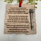 Wooden Jesus  Nail Christian Christmas Ornament – Laser Cut Religious Holiday Faith Based Decoration