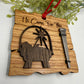 Wooden Baby Jesus Nativity and Nail Christian Christmas Ornament – Laser Cut Religious Holiday Faith Based Decoration