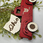 Ohio Old Truck State Pride Red Christmas Ornament Tree Decor