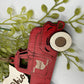 Ohio Old Truck State Pride Red Christmas Ornament Tree Decor