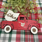 Ohio Old Truck State Pride Red Christmas Ornament Tree Decor