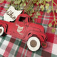 Ohio Old Truck State Pride Red Christmas Ornament Tree Decor