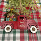 Nativity Old Red Truck Religious Christmas Ornament Manger Scene Tree Decor