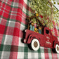 Nativity Old Red Truck Religious Christmas Ornament Manger Scene Tree Decor