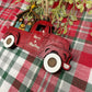 Nativity Old Red Truck Religious Christmas Ornament Manger Scene Tree Decor