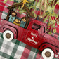 Nativity Old Red Truck Religious Christmas Ornament Manger Scene Tree Decor