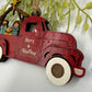 Nativity Old Red Truck Religious Christmas Ornament Manger Scene Tree Decor