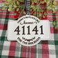Zip Code Ornament for Christmas Ornament for Home Ornament Hometown Gift for New Home Zip Code