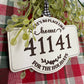 Zip Code Ornament for Christmas Ornament for Home Ornament Hometown Gift for New Home Zip Code
