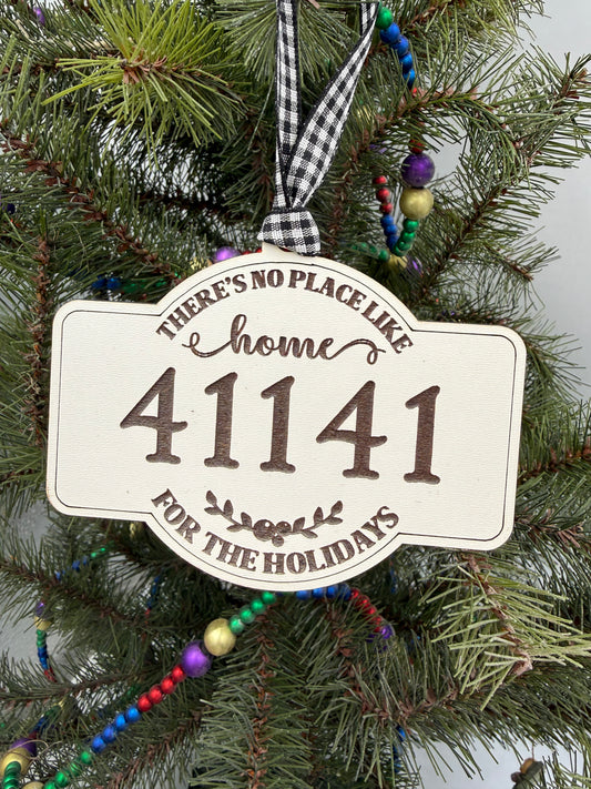 Zip Code Ornament for Christmas Ornament for Home Ornament Hometown Gift for New Home Zip Code