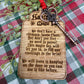 Santa’s Magic Key Ornament | Laser Engraved Wood Tag & Metal Key | No Chimney Christmas Tradition for Kids