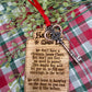 Santa’s Magic Key Ornament | Laser Engraved Wood Tag & Metal Key | No Chimney Christmas Tradition for Kids