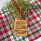 Santa’s Magic Key Ornament | Laser Engraved Wood Tag & Metal Key | No Chimney Christmas Tradition for Kids