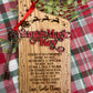 Santa’s Magic Key Doorknob Hanger | Laser Engraved Wood Tag & Metal Key | No Chimney Christmas Tradition for Kids
