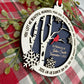 Personalized Cardinal Memorial Ornament: Laser Engraved Wood, In Loving Memory - Bereavement Funeral Keepsake